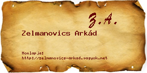 Zelmanovics Arkád névjegykártya
